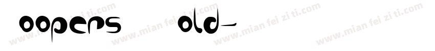 CoopersSK Bold字体转换